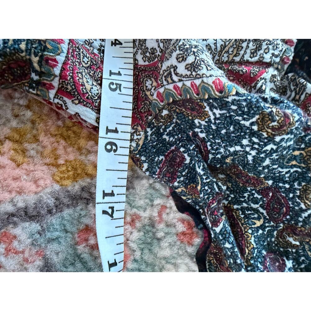 American Eagle Mini Dress Patchwork Bell Sleeve B… - image 4